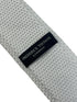 Plain white knitted skinny  tie